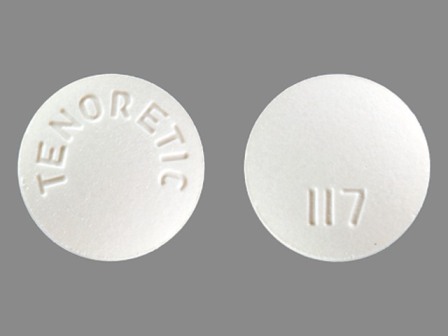 TENORETIC 117: (0310-0117) Tenoretic Oral Tablet by Almatica Pharma Inc.
