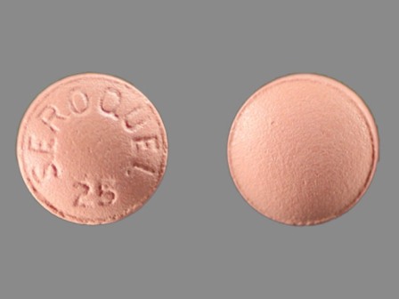 SEROQUEL 25: (0310-0275) Seroquel 25 mg Oral Tablet by Astrazeneca Pharmaceuticals Lp
