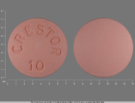 10 crestor: (0310-0751) Crestor 10 mg Oral Tablet by A-s Medication Solutions LLC