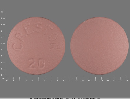 20 crestor: (0310-0752) Crestor 20 mg Oral Tablet by Astrazeneca Pharmaceuticals Lp