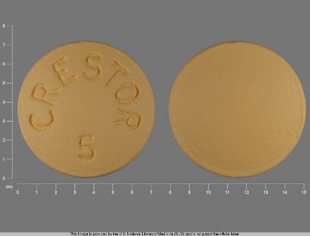 5 crestor: (0310-0755) Crestor 5 mg Oral Tablet by Astrazeneca Pharmaceuticals Lp