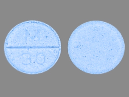 M 30: Clorazepate Dipotassium 3.75 mg Oral Tablet