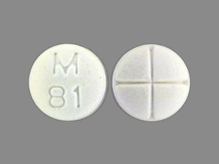 M 81: Captopril 25 mg / Hctz 15 mg Oral Tablet