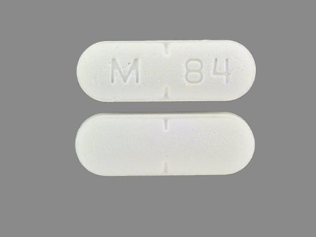 M 84: (0378-0084) Captopril 50 mg / Hctz 15 mg Oral Tablet by Mylan Phamaceuticals Inc.