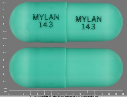 MYLAN 143: (0378-0143) Indomethacin 25 mg Oral Capsule by Aidarex Pharmaceuticals LLC