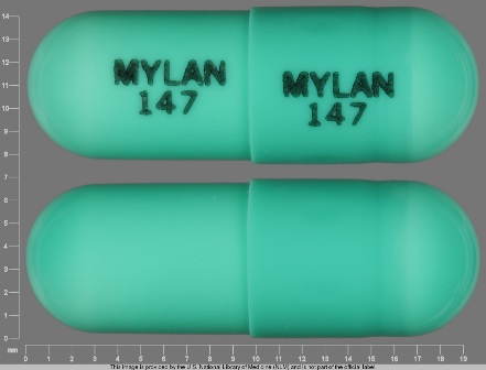 MYLAN 147: Indomethacin 50 mg Oral Capsule