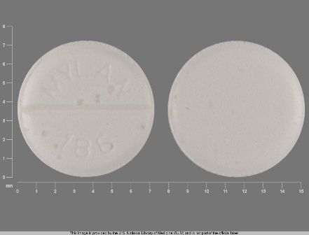 MYLAN 186: (0378-0186) Clonidine Hydrochloride 200 Mcg Oral Tablet by Stat Rx USA LLC