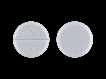 MYLAN 199: Clonidine Hydrochloride 300 Mcg Oral Tablet
