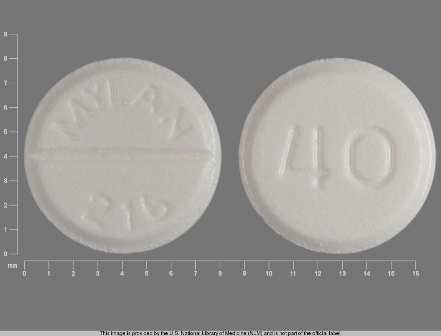 MYLAN 216 40: Furosemide 40 mg Oral Tablet