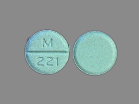 M 221: (0378-0221) Timolol 10 mg Oral Tablet by Mylan Pharmaceuticals Inc.