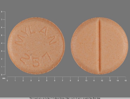MYLAN 257: (0378-0257) Haloperidol 1 mg Oral Tablet by Remedyrepack Inc.