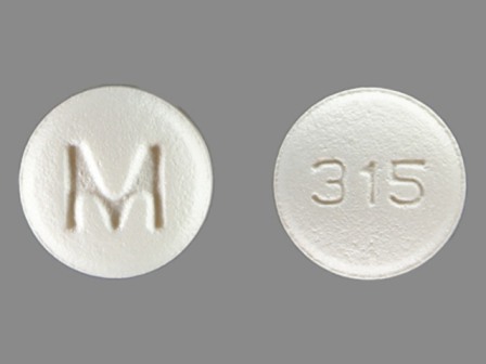 M 315: Ondansetron 4 mg (Ondansetron Hydrochloride Dihydrate 5 mg) Oral Tablet