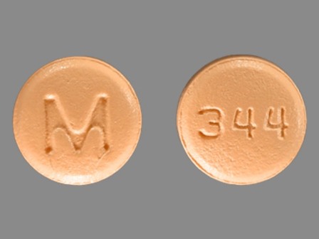M 344: (0378-0344) Ondansetron 8 mg (As Ondansetron Hydrochloride Dihydrate 10 mg) Oral Tablet by Mylan Pharmaceuticals Inc.
