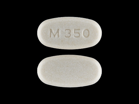 M 350: (0378-0350) Metformin Hydrochloride 750 mg 24 Hr Extended Release Tablet by Mylan Pharmaceuticals Inc.