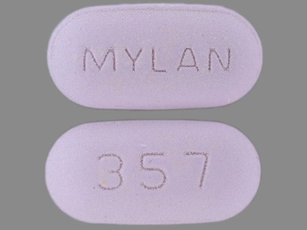 MYLAN 357: (0378-0357) Pentoxifylline 400 mg Extended Release Tablet by Mylan Pharmaceuticals Inc.