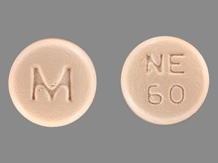 M NE 60: Nifedipine 60 mg 24 Hr Extended Release Tablet