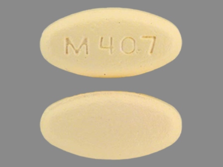 M407: (0378-0407) Fluvoxamine Maleate 25 mg Oral Tablet by Mylan Pharmaceuticals Inc.