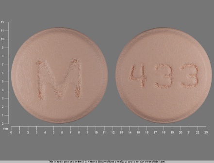 M 733 pink pill