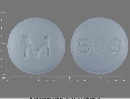 M 503: Bisoprolol Fumarate 5 mg / Hctz 6.25 mg Oral Tablet