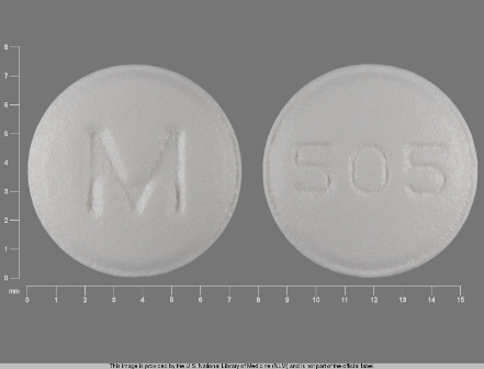 M 505: (0378-0505) Bisoprolol Fumarate 10 mg / Hctz 6.25 mg Oral Tablet by Bryant Ranch Prepack
