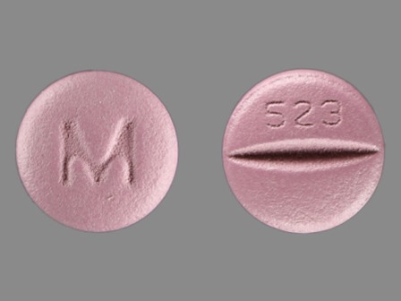 M 523: (0378-0523) Bisoprolol Fumarate 5 mg Oral Tablet by Mylan Pharmaceuticals Inc.