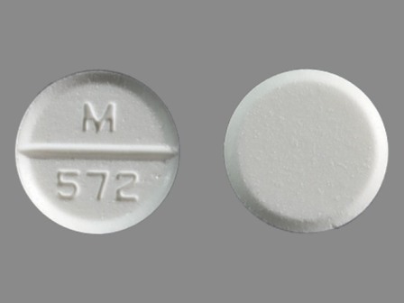 M 572: Albuterol 4 mg (As Albuterol Sulfate 4.8 mg) Oral Tablet