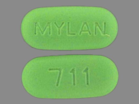 MYLAN 711: (0378-0711) Hctz 25 mg / Methyldopa 250 mg Oral Tablet by Mylan Pharmaceuticals Inc.