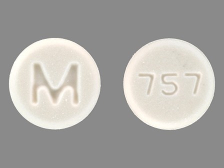 M 757: Atenolol 100 mg Oral Tablet