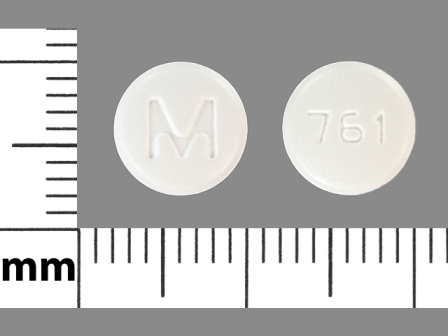 M 761: Cyclobenzaprine Hydrochloride 7.5 mg Oral Tablet
