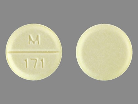 M 171: (0378-1171) Nadolol 40 mg Oral Tablet by Mylan Pharmaceuticals Inc.