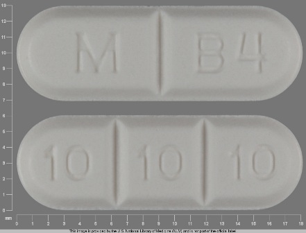 M B4 10: (0378-1175) Buspirone Hydrochloride 30 mg (Buspirone 27.4 mg) Oral Tablet by Mylan Pharmaceuticals Inc.