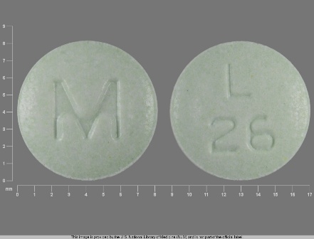 L 26 M: (0378-2076) Lisinopril 40 mg/1 Oral Tablet by Cardinal Health