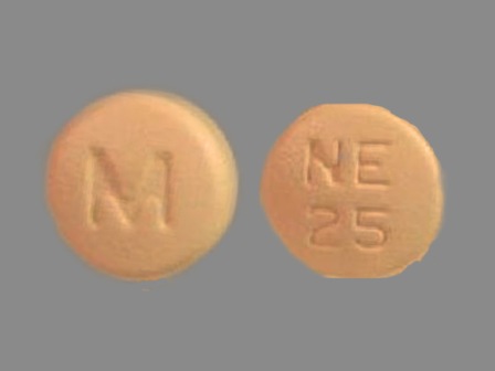 M NE 25: (0378-2098) Nisoldipine 25.5 mg 24 Hr Extended Release Tablet by Mylan Pharmaceuticals Inc.