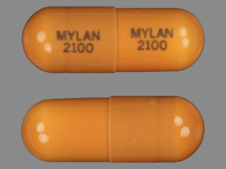 MYLAN 2100: (0378-2100) Loperamide Hydrochloride 2 mg Oral Capsule by Contract Pharmacy Services-pa