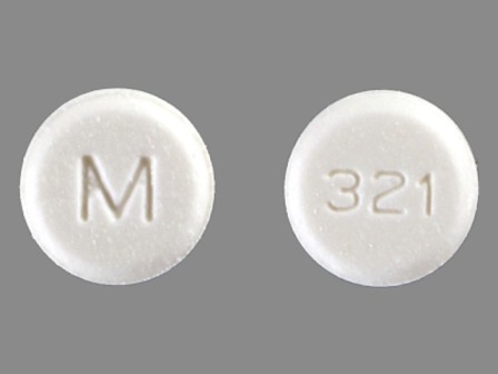 M 321: Lorazepam 0.5 mg Oral Tablet