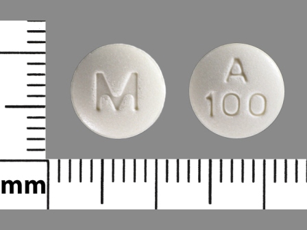 M A 100: Acarbose 100 mg Oral Tablet