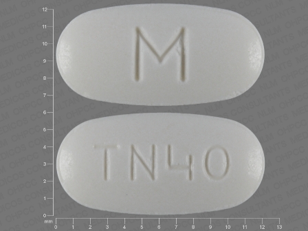 M TN40: (0378-2921) Telmisartan 40 mg Oral Tablet by Mylan Pharmaceuticals Inc.