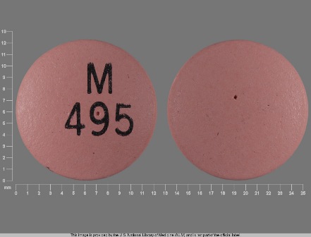 M 495: (0378-3495) Nifedipine 90 mg 24 Hr Extended Release Tablet by Udl Laboratories, Inc.