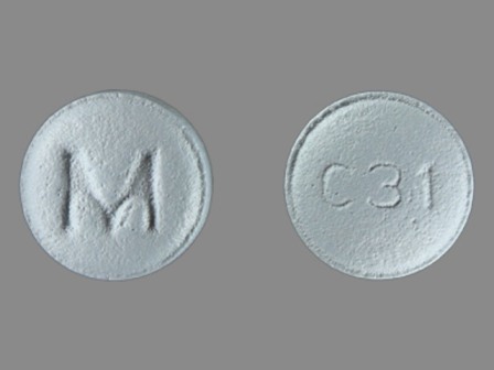 M C31: (0378-3631) Carvedilol 3.125 mg Oral Tablet by Cardinal Health