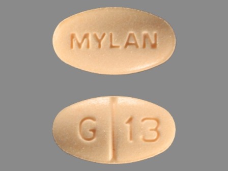 G 13 MYLAN: (0378-4013) Glimepiride 4 mg Oral Tablet by Udl Laboratories, Inc.