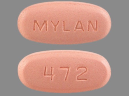 MYLAN 472: (0378-4472) Mycophenolate Mofetil 500 mg Oral Tablet, Film Coated by Aphena Pharma Solutions - Tennessee, LLC