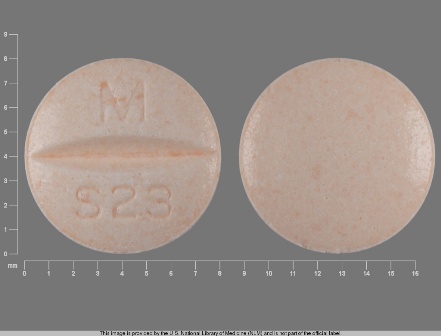 M S23: (0378-5123) Sotalol Hydrochloride 80 mg Oral Tablet by Mylan Pharmaceuticals Inc.