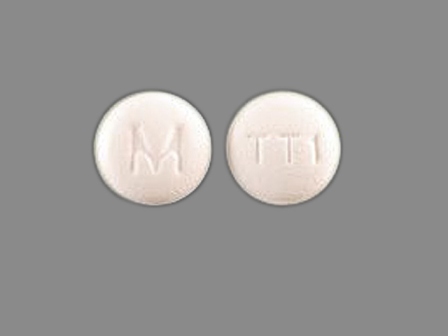 M TT1: (0378-5445) Tolterodine Tartrate 1 mg Oral Tablet by Mylan Pharmaceuticals Inc.