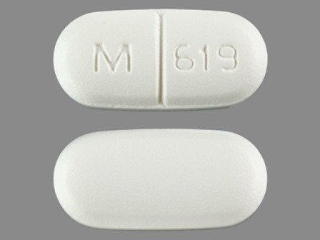 M 619: (0378-5619) Levetiracetam 1000 mg Oral Tablet by Mylan Pharmaceuticals Inc.