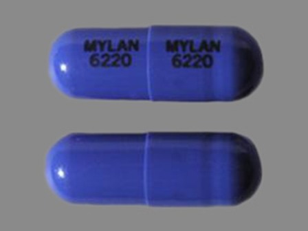 MYLAN 6220: (0378-6220) Propranolol Hydrochloride 120 mg 24 Hr Extended Release Capsule by Mylan Pharmaceuticals Inc.
