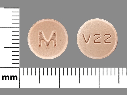 M V22: (0378-6322) Hctz 12.5 mg / Valsartan 160 mg Oral Tablet by Mylan Institutional Inc.