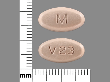 M V23: Hctz 25 mg / Valsartan 160 mg Oral Tablet