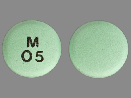 M O 5: (0378-6605) Oxybutynin Chloride 5 mg Oral Tablet, Film Coated, Extended Release by Cardinal Health