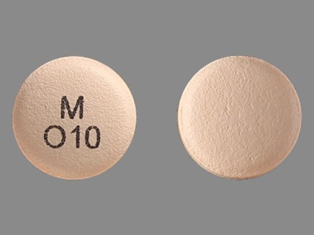 M O 10: (0378-6610) Oxybutynin Chloride 10 mg 24 Hr Extended Release Tablet by Cardinal Health