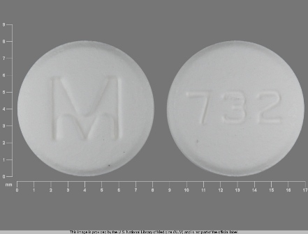 M 732: Ondansetron 4 mg Disintegrating Tablet